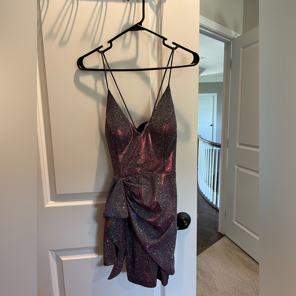 Blondie Purple Iridescent Dress